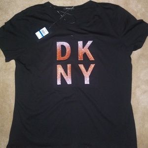 All black DKNY top